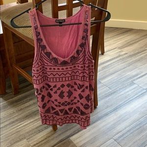 Express sequence tank top